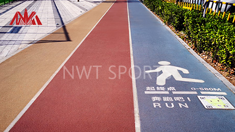 NWT Sports Rubber Running Track Trail Project 3