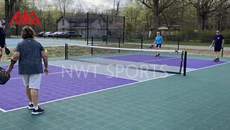 how to build a pickleball court